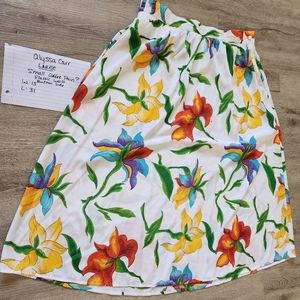 Alyssa Carr vintage floral skirt